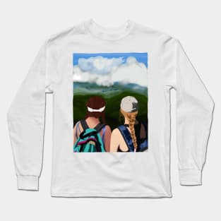 Hiking Girls Long Sleeve T-Shirt